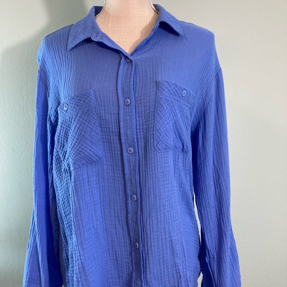 Sanctuary 
M- Boyfriend Shirt Iris